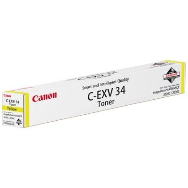 Canon C-EXV34Y (3785B002AA) Sarı Orjinal Toner - IR-C2020 / IR-C2030