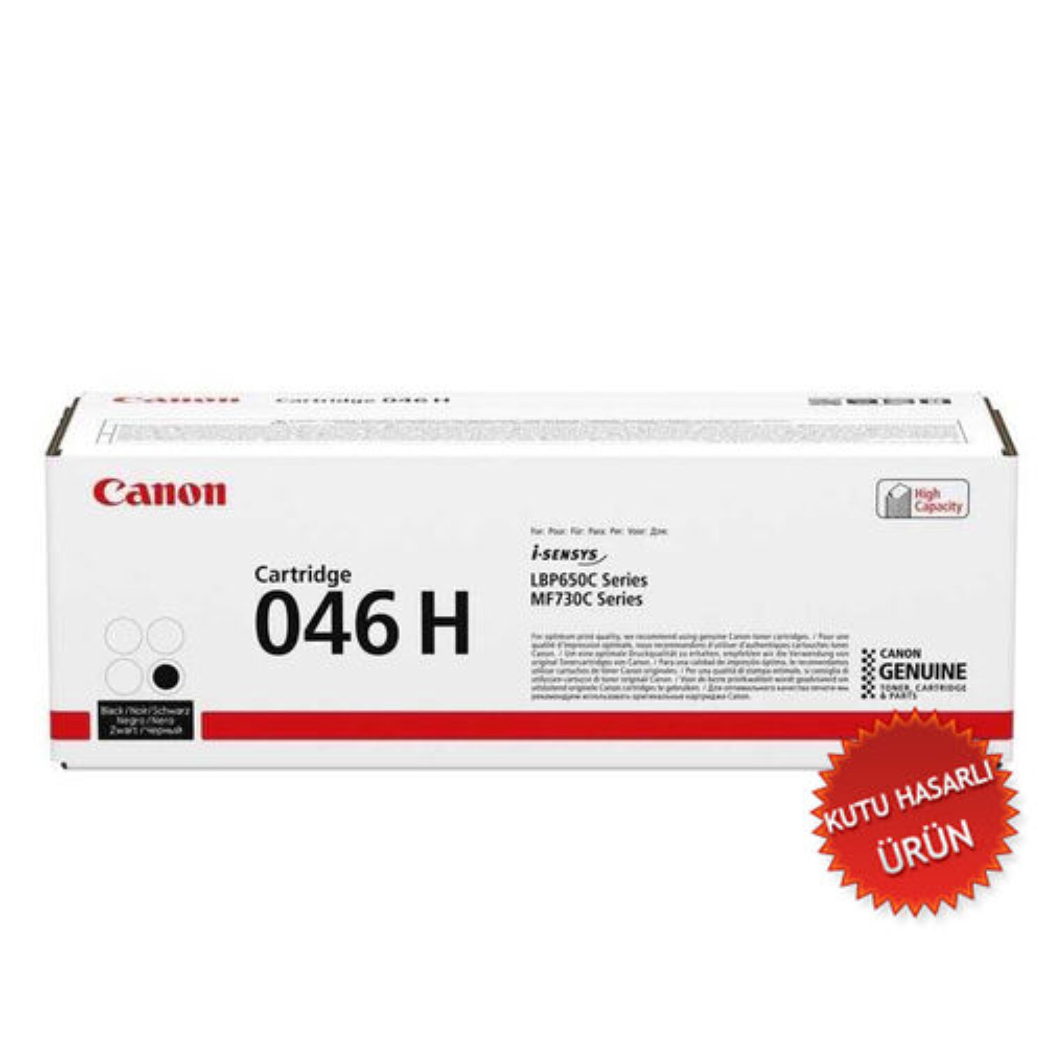 Canon CRG-046H BK (1254C002) Siyah Orjinal Toner – LBP653cdw / MF732cdw