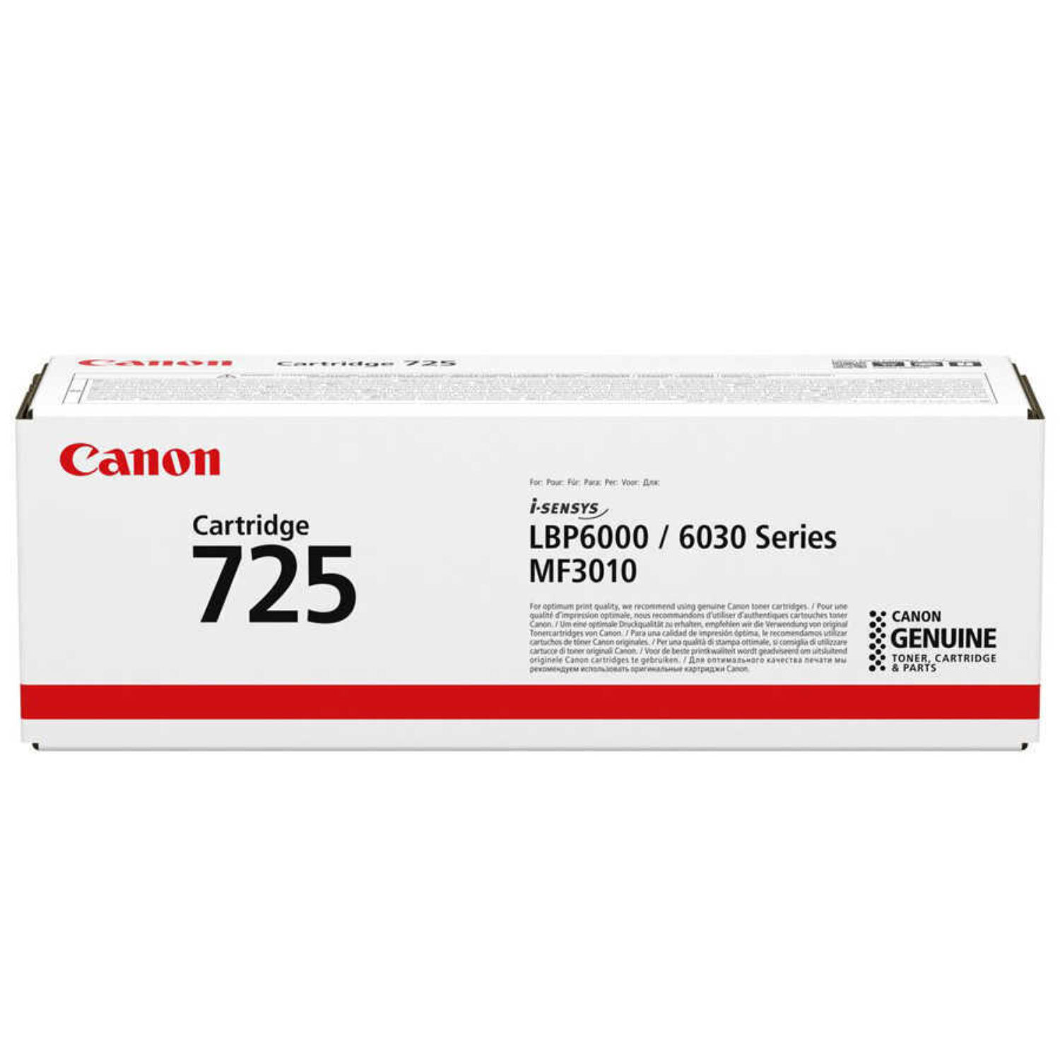 Canon CRG-725 (3484B002) Siyah Orjinal Toner – LBP6000 / LBP6030 / MF3010