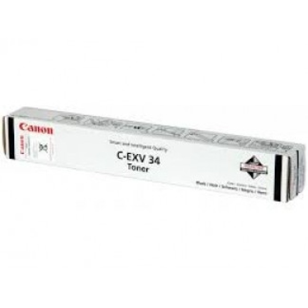 Canon C-EXV34BK (3782B002AA) Siyah Orjinal Toner - IR-C2020 / IR-C2030