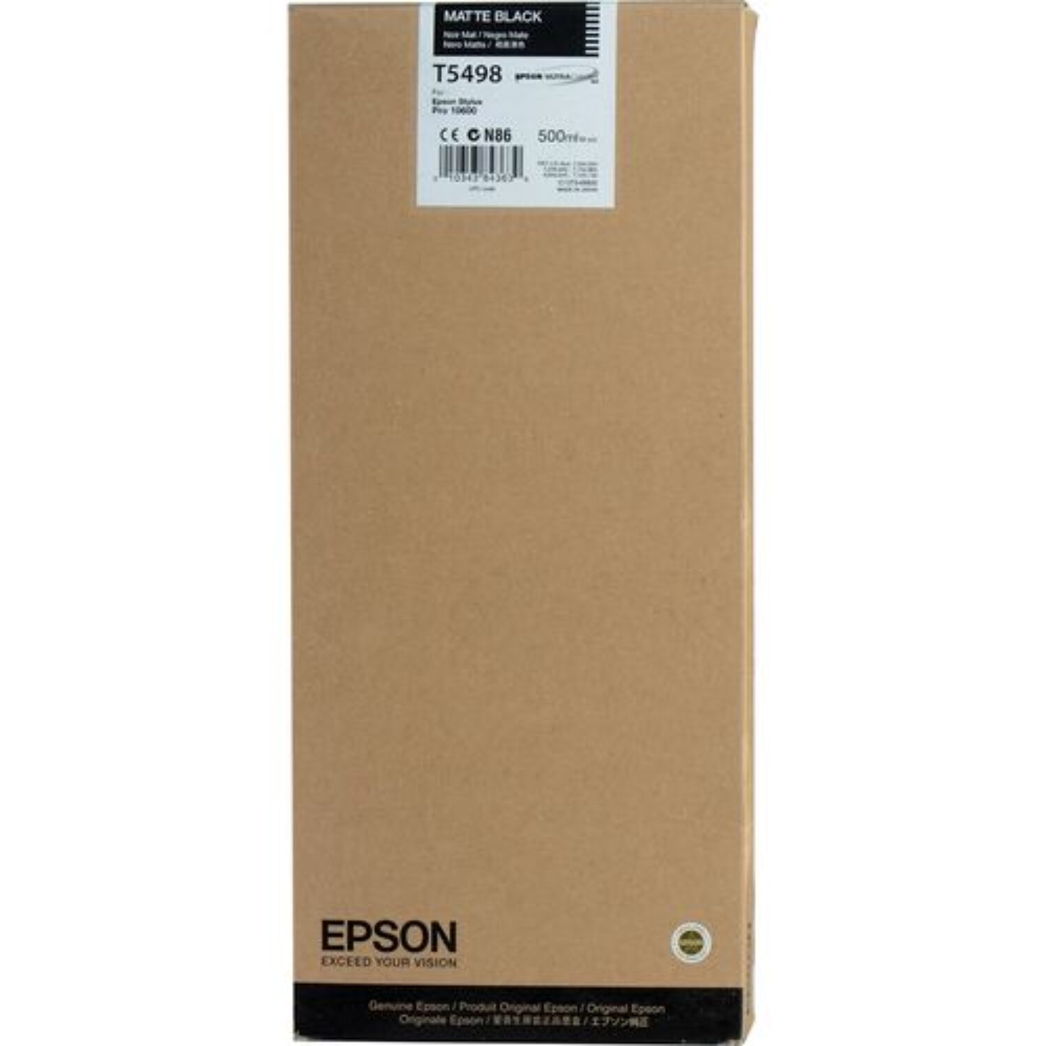 Epson C13T549800 (T5498) Mat Siyah Orjinal Kartuş – Stylus Pro 10600