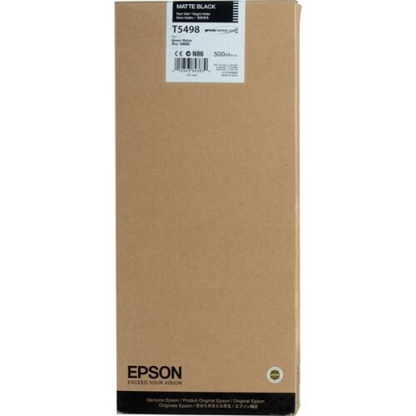 Epson C13T549800 (T5498) Mat Siyah Orjinal Kartuş - Stylus Pro 10600