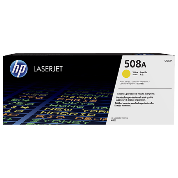 HP CF362A (508A) Sarı Orjinal Toner - M552 / M553