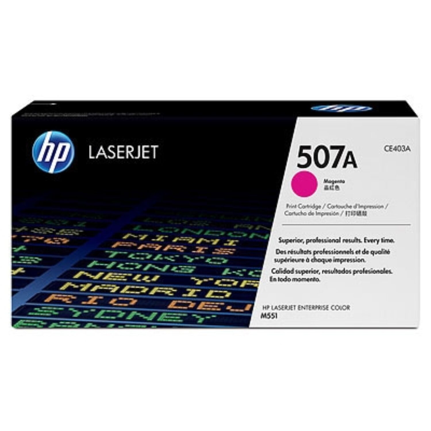 HP CE403A (507A) Kırmızı Orjinal Toner – Laserjet M551 / M570